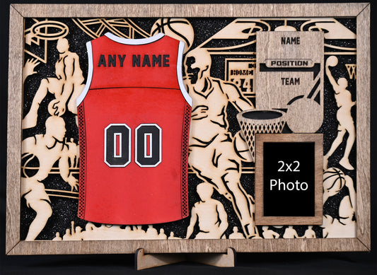 Basketball Jersey Plaque